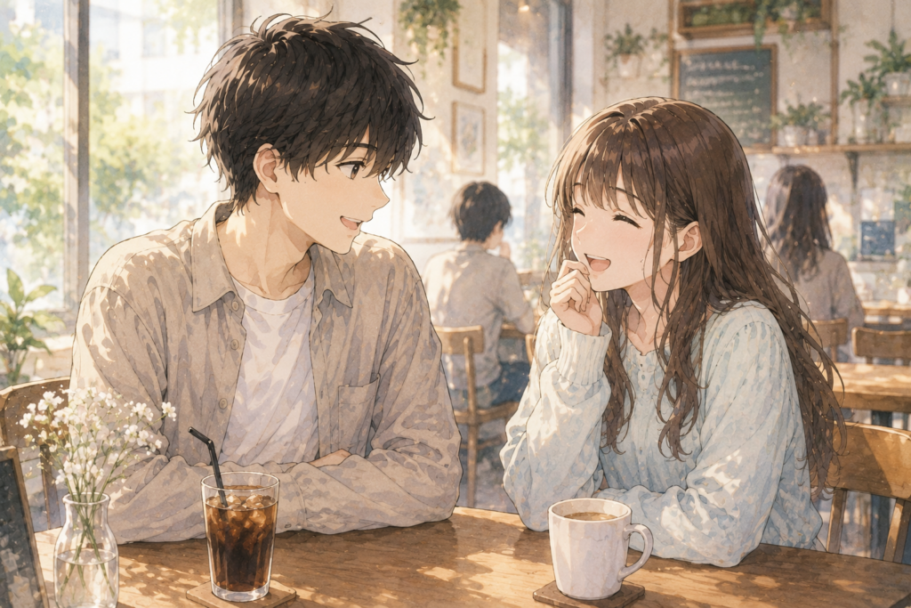 自然に距離を詰められる恋愛上手な男子。