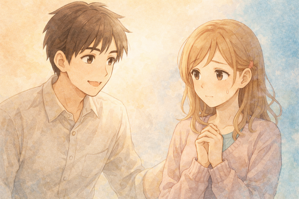 優しすぎる彼氏にモヤモヤする女性。