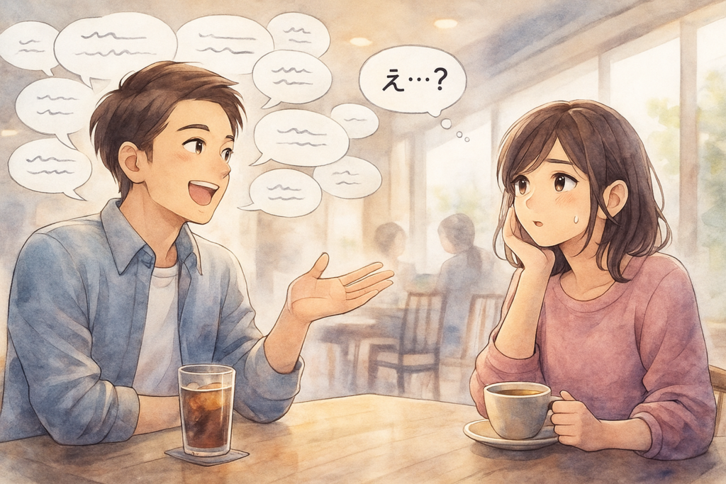 嘘をつく彼氏に不信感を抱く女性。