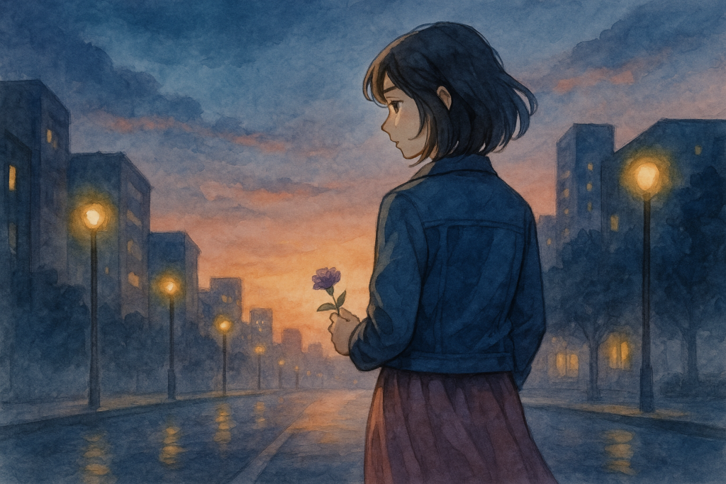 片思いをやめようと考える女性。