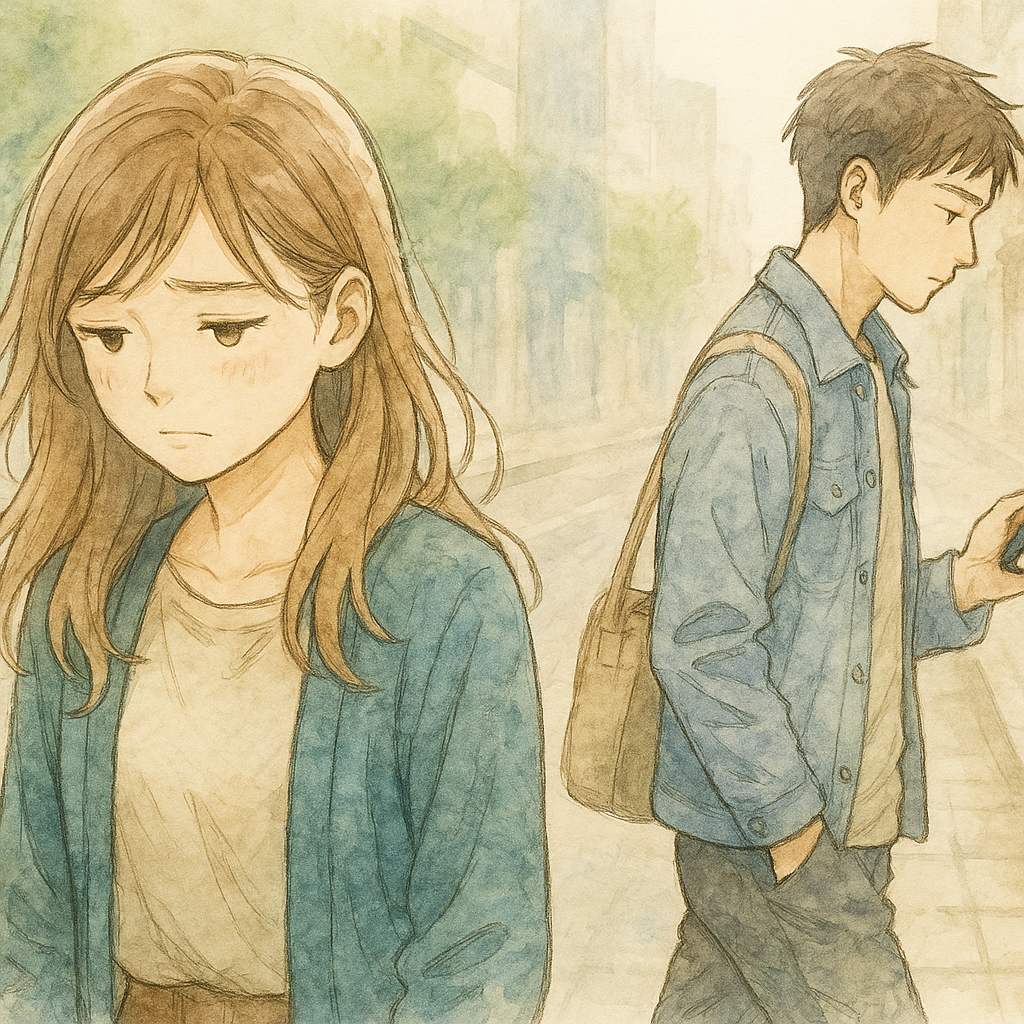 好きな人にアプローチできない人たちの描写。