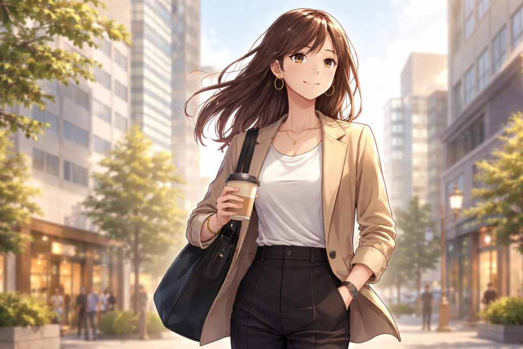 地頭がよく軽やかに生きる女性。