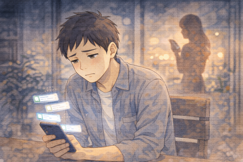 彼女からよ連絡頻度が多すぎてうざいと思う彼氏。