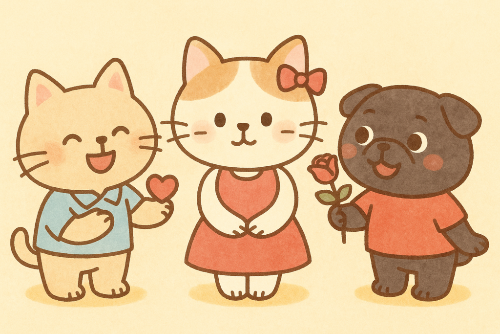 好きな人がふたりいて決めかねているイメージ画像。