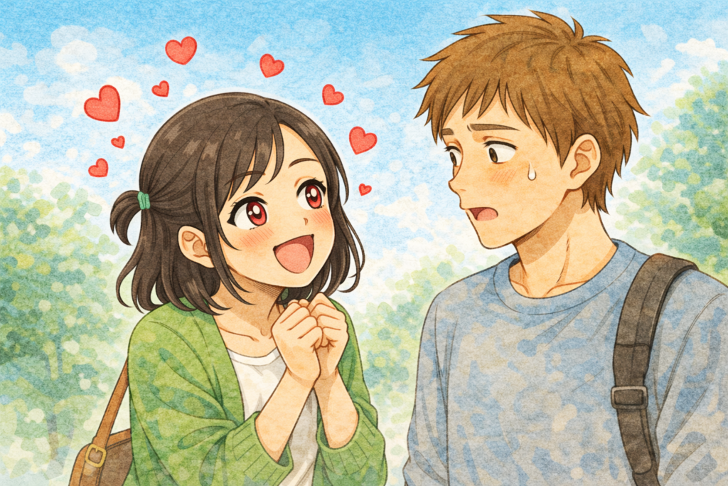 好きが強すぎて少し重たい女子。