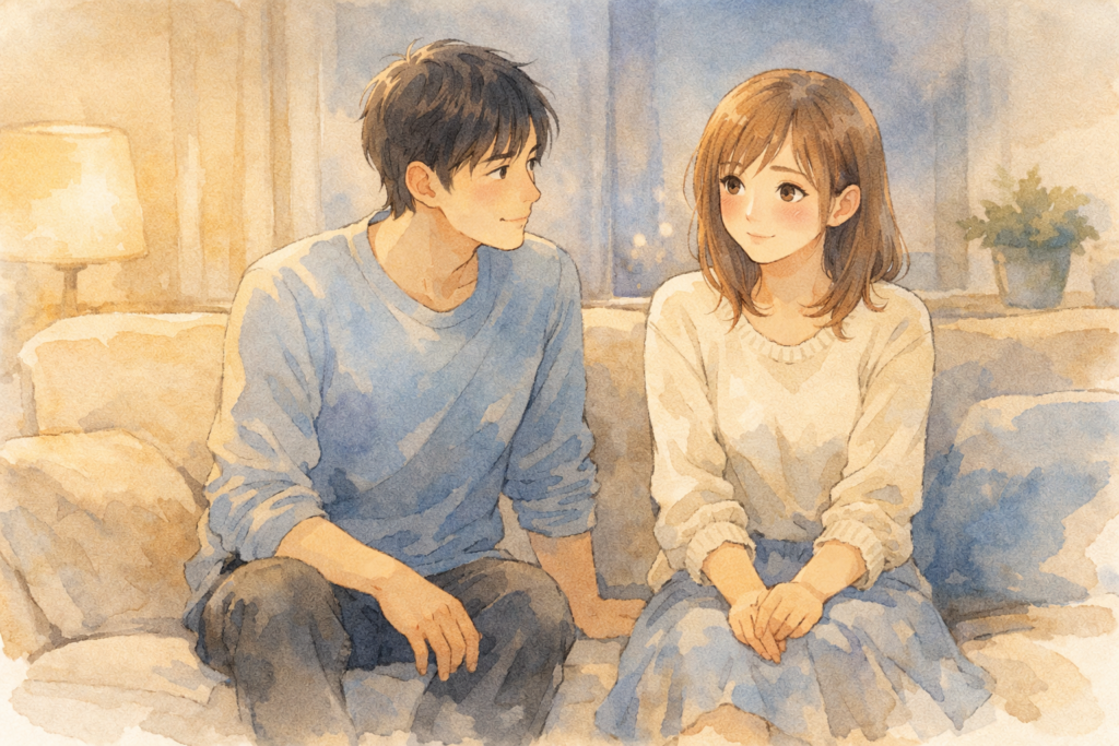 別れる必要のないカップルを表現。