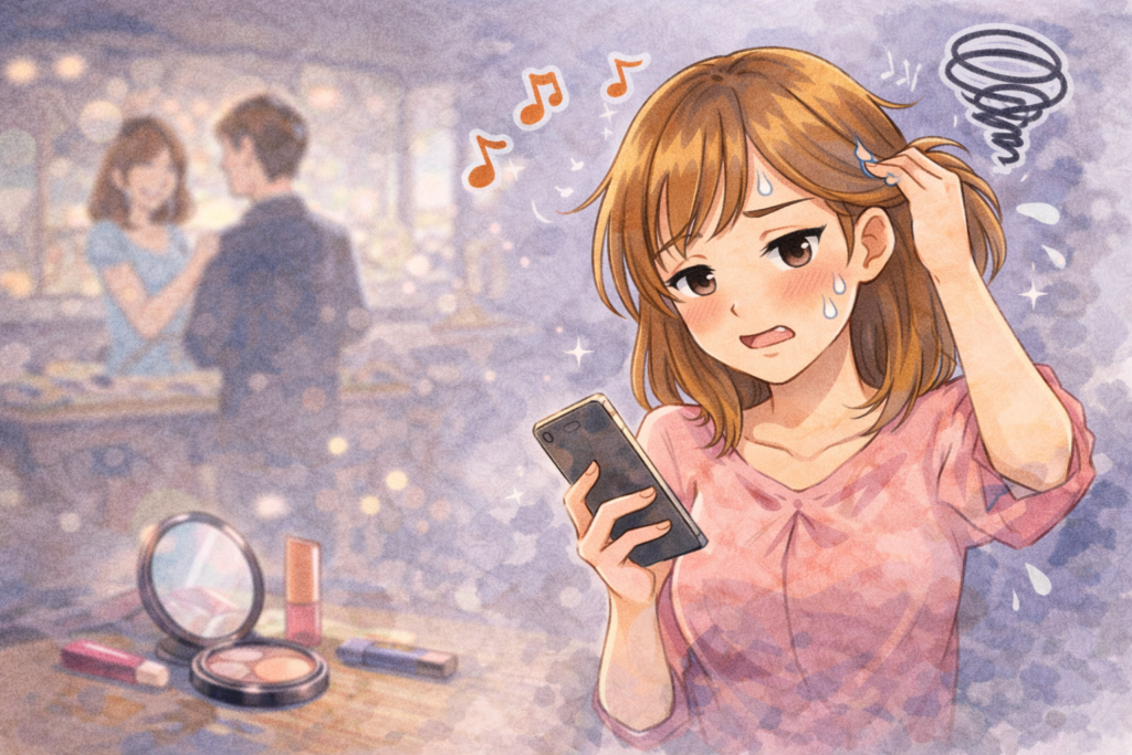 頑張りすぎて空回りするモテない女性。