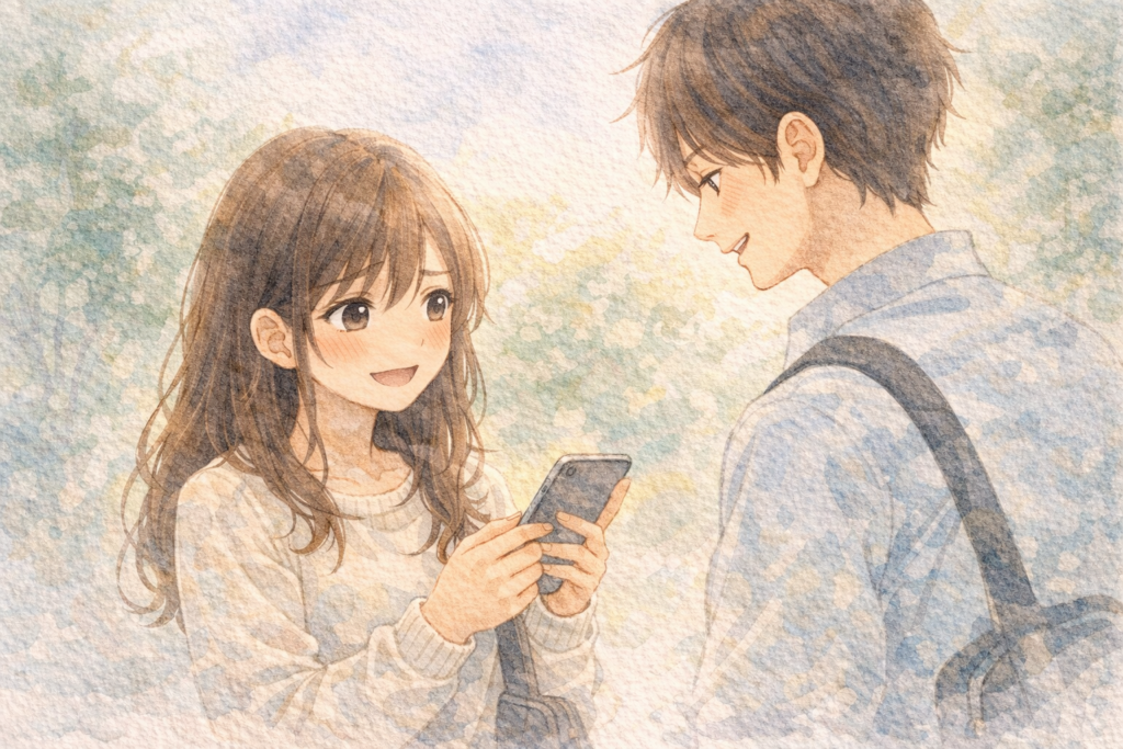 好き避けから抜け出して恋愛成就したカップル。