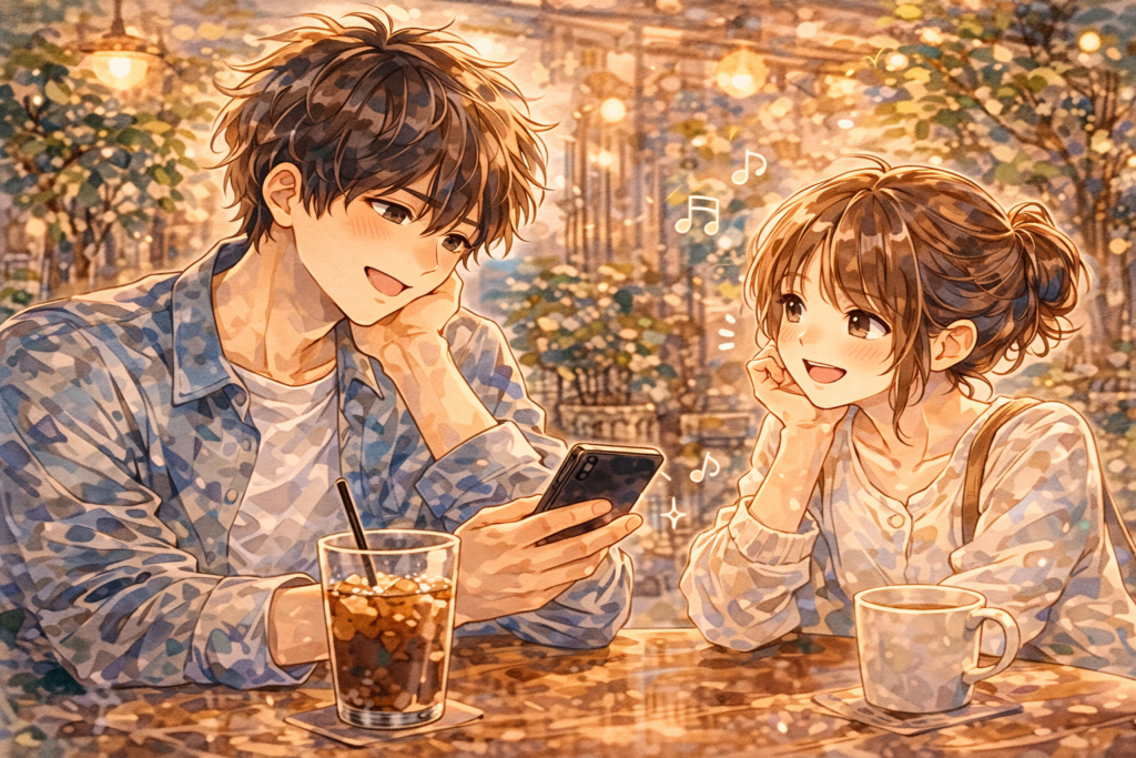 即答でデートにOKしてくれる女子。脈ありを期待できる状況。