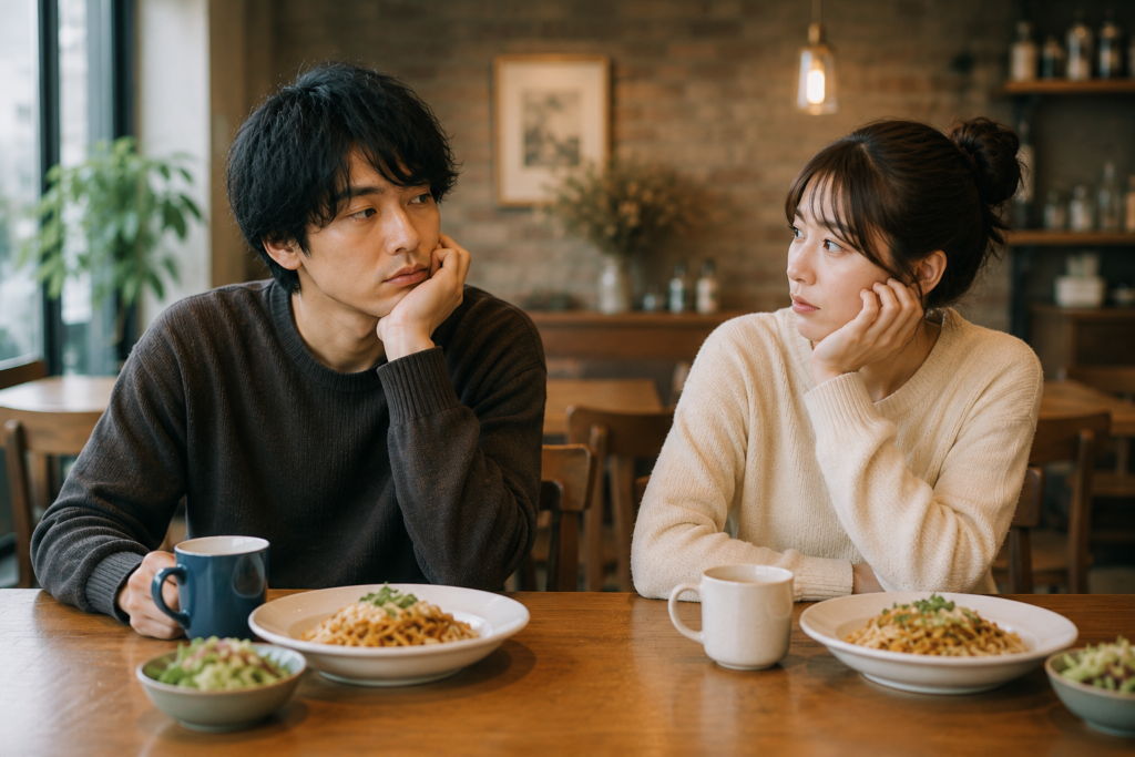 彼女といつものデート。つまらないと感じる彼氏。