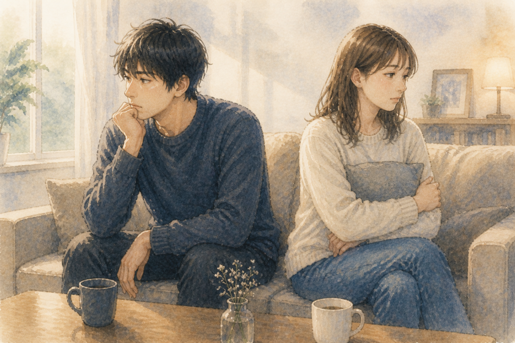 なんとなくで付き合い続けるカップル。