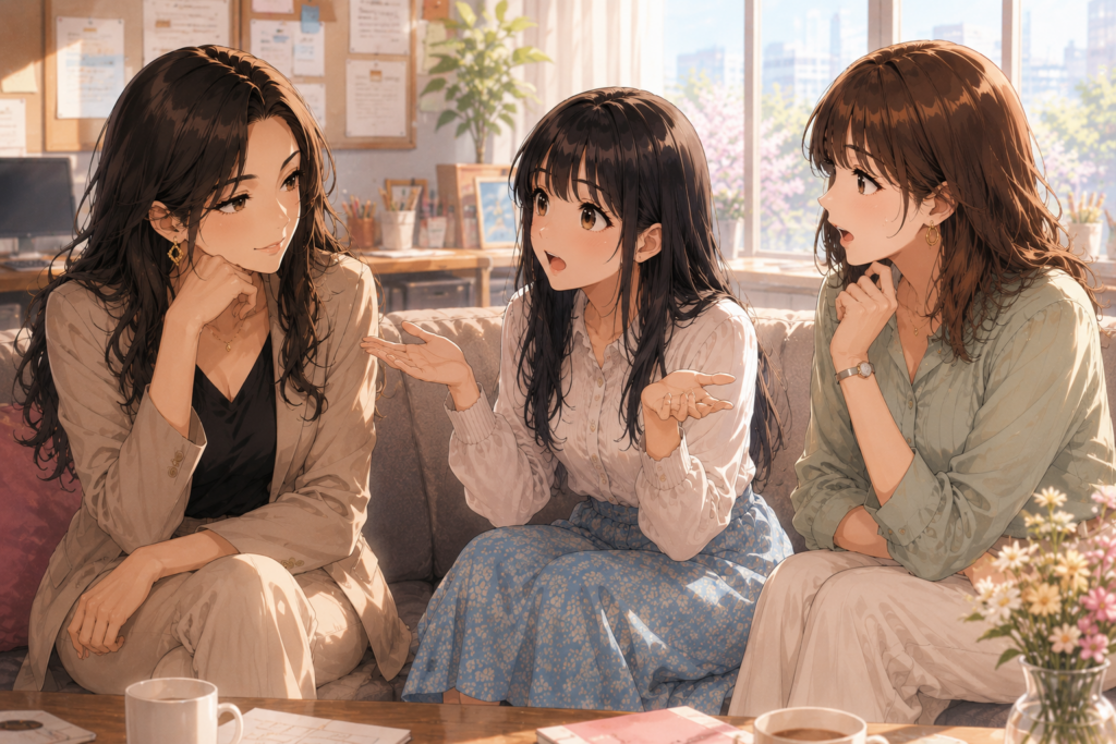 好きについて尋ねるツムギ。