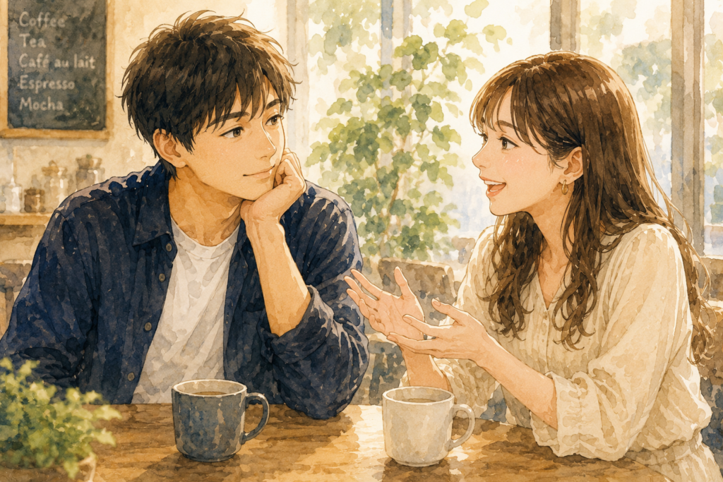 聞き上手な男性がモテている。コスパ最強。