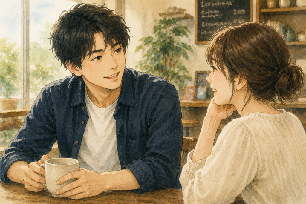 余裕がある嫌われることを恐れない男性。