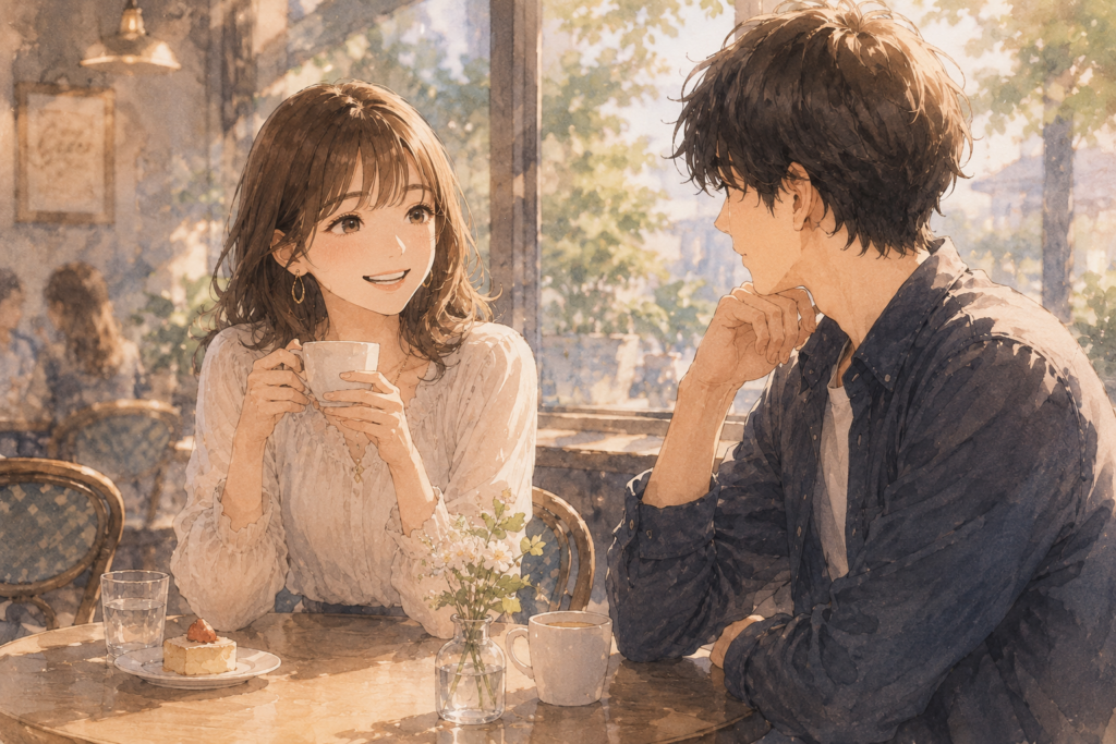 バランスよく本音を言って関係良好なカップル。