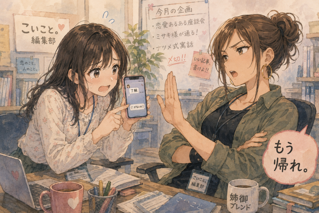 嫌われてない大丈夫とナナに言われても信じないミユ。もう帰れと言われてしまう。
