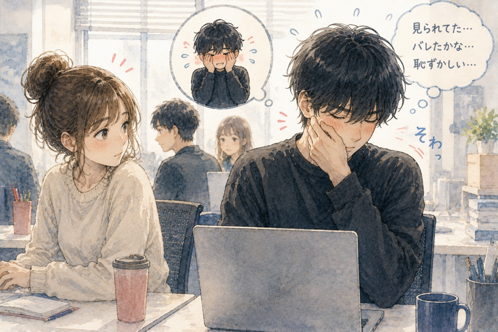 好きバレしたくないクールな男性。