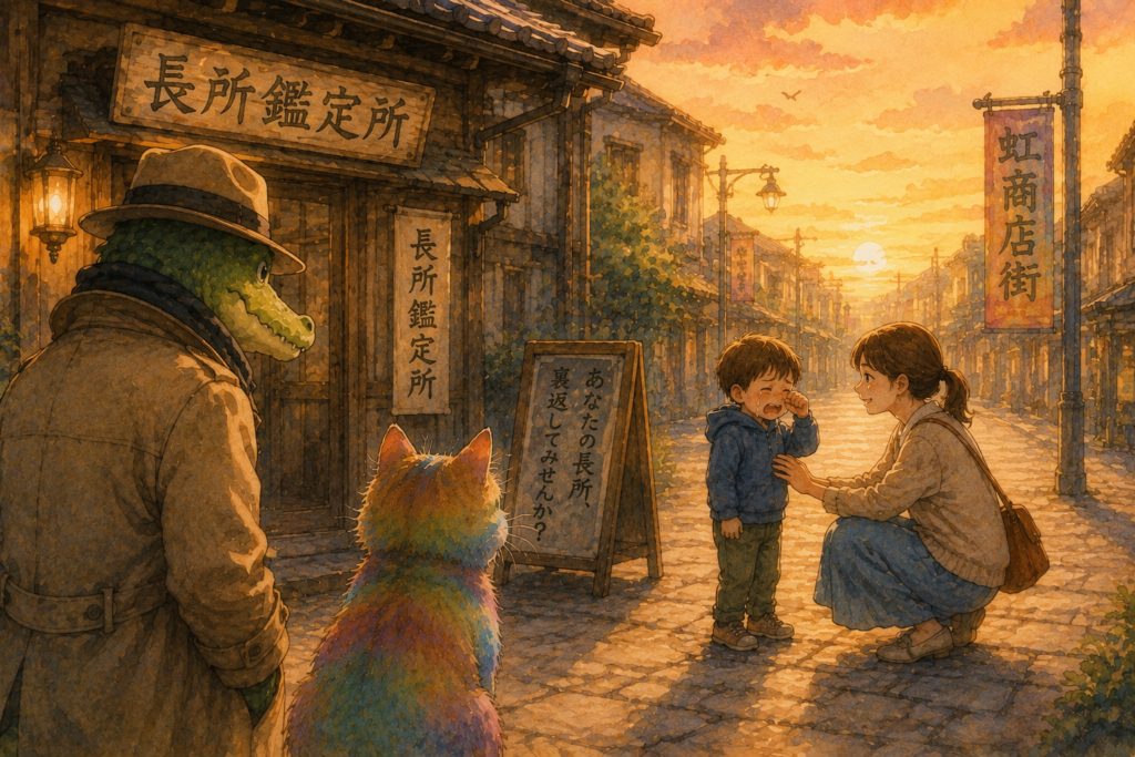 泣いている男の子。それは優しさの裏返し。