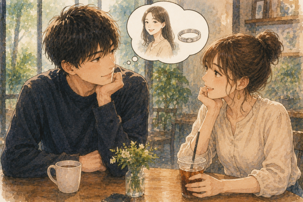 惹かれ合う男女。しかし男性は既婚者。このような場合は両思いでも進展させない方が良い。