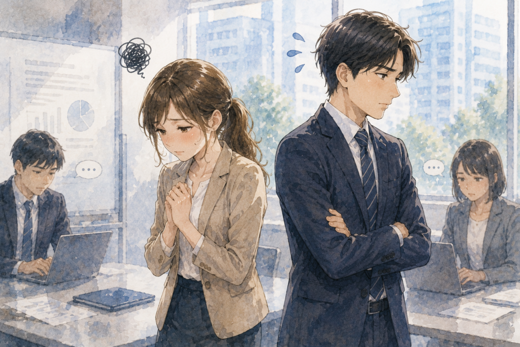 取引先の人にアプローチしたが失敗。気まずくても付き合いは続く。