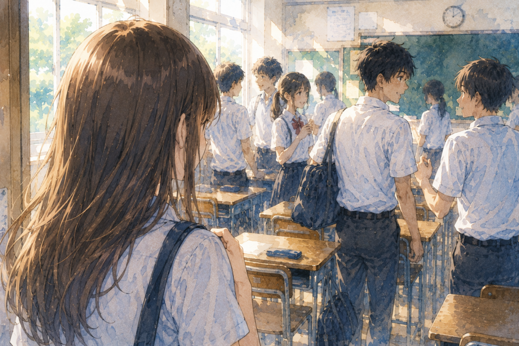 夏休み明けは憂鬱だけど、好きな人に会えるのは楽しみ。