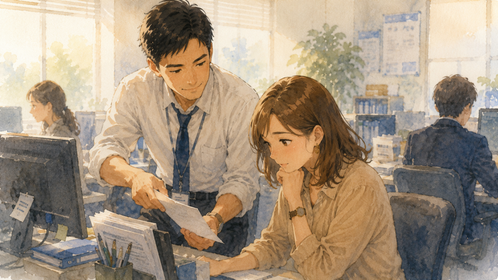既婚者の男性に仕事をサポートしてもらう女性。好きになるきっかけ。
