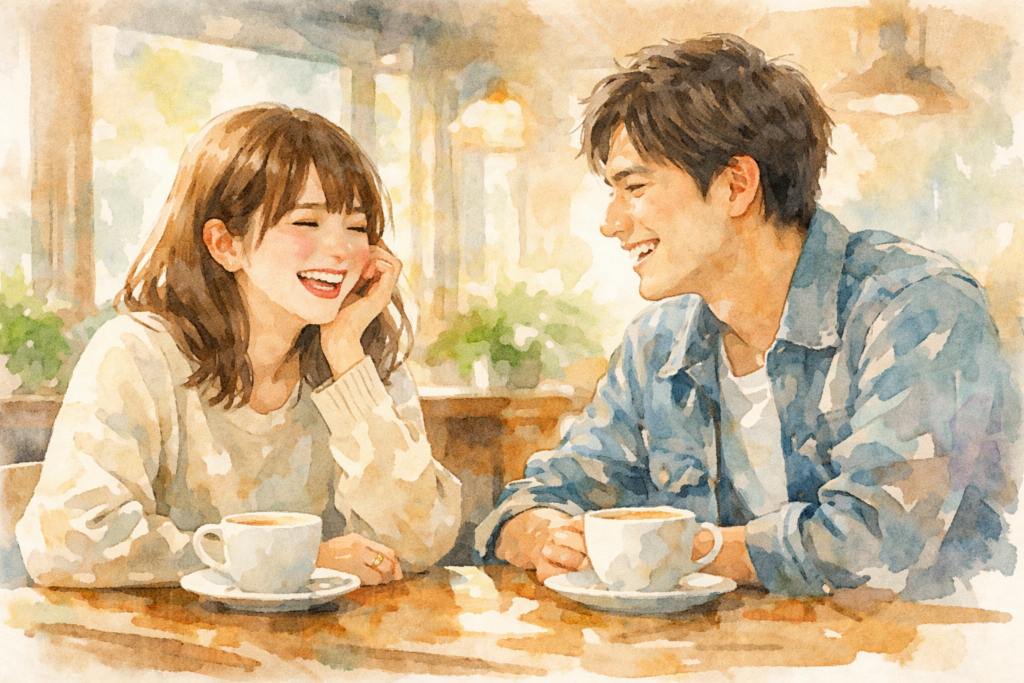 男女の友達。ふたりきりでも気軽に会う。