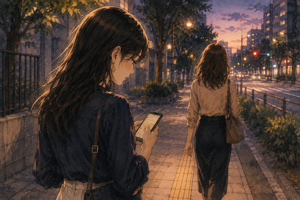 牙が抜けたわけじゃない。という印象的な言葉をメモに残すミサキ。