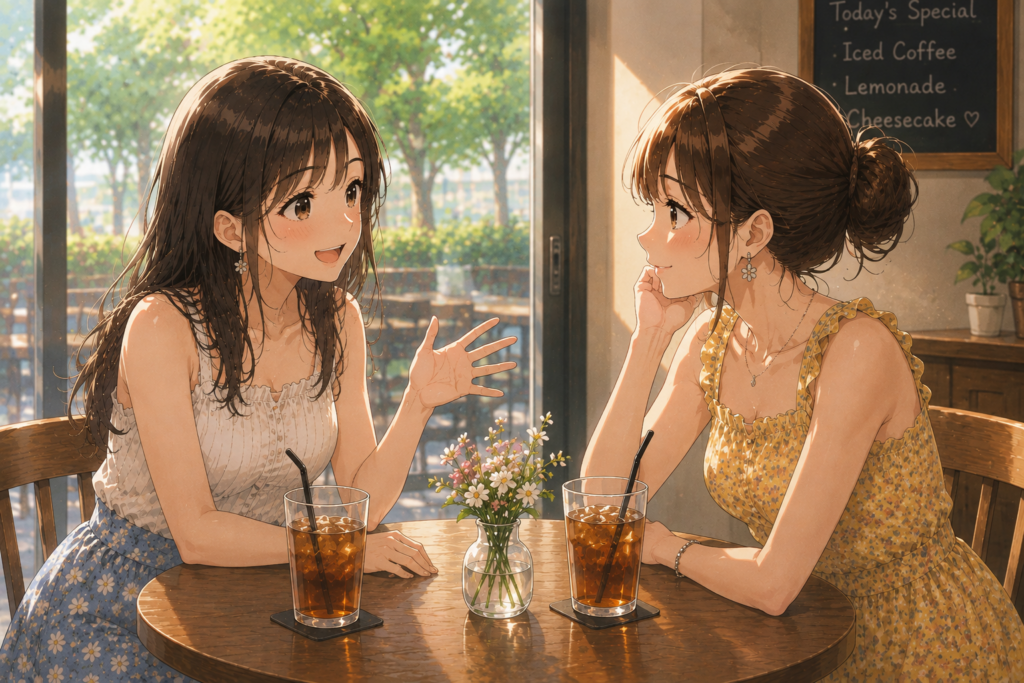 ユイと気持ちのすり合わせを行うミユ。