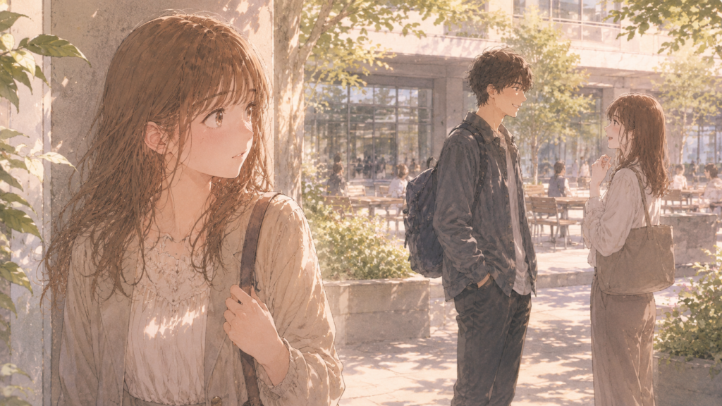 他の女性といる姿を見るとモヤッとしてしまう。好きだと気づく瞬間。
