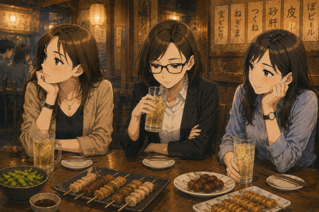 何もない時間でも居心地がいい3人。