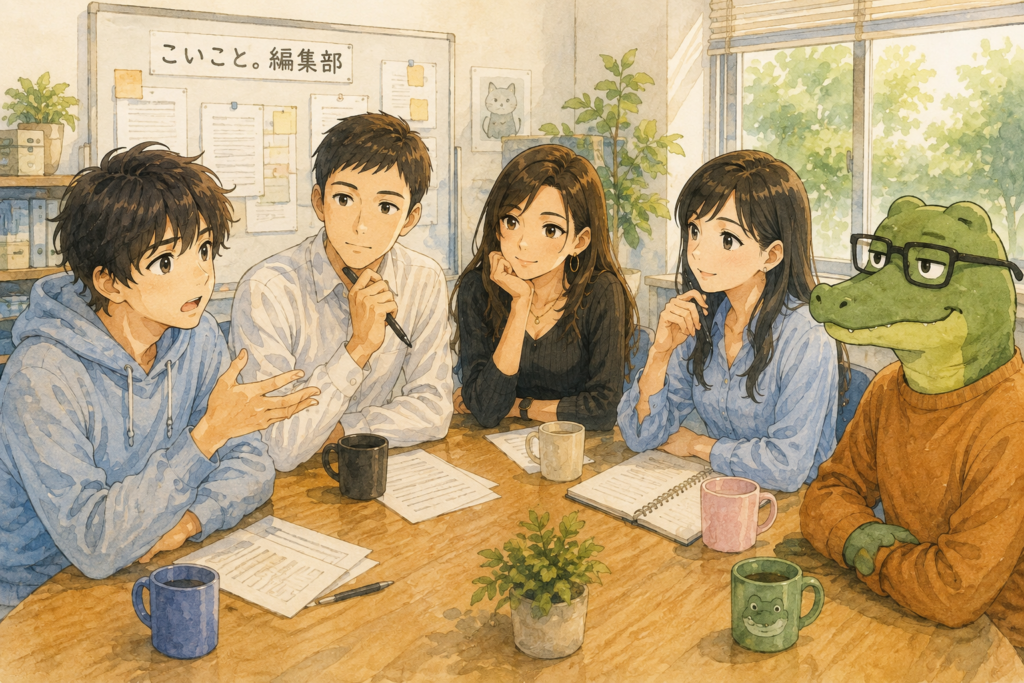 みんなに相談するソウタ。