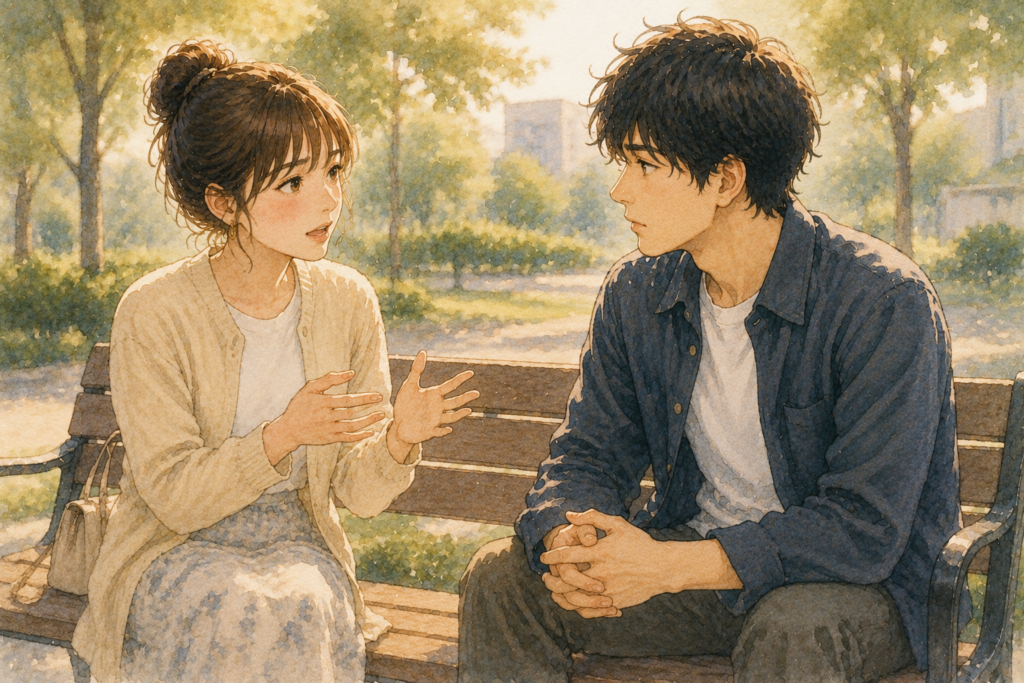 対等な関係のカップル。