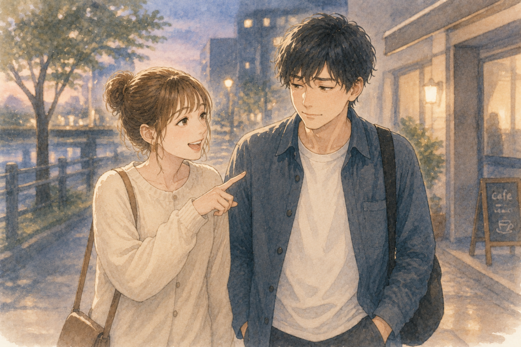 距離が近くなりすぎて配慮がなくなっている彼女。