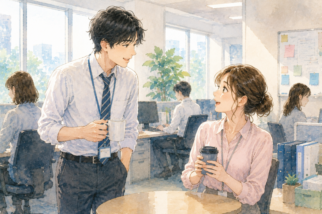 話しかけてくる男性。目が合う以外の行動が脈ありかどうか判断するには大切。