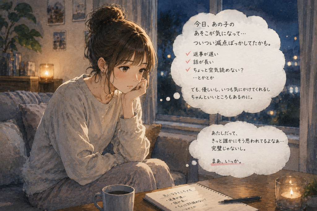 自分が他人を減点するように、自分も他人に減点されている。