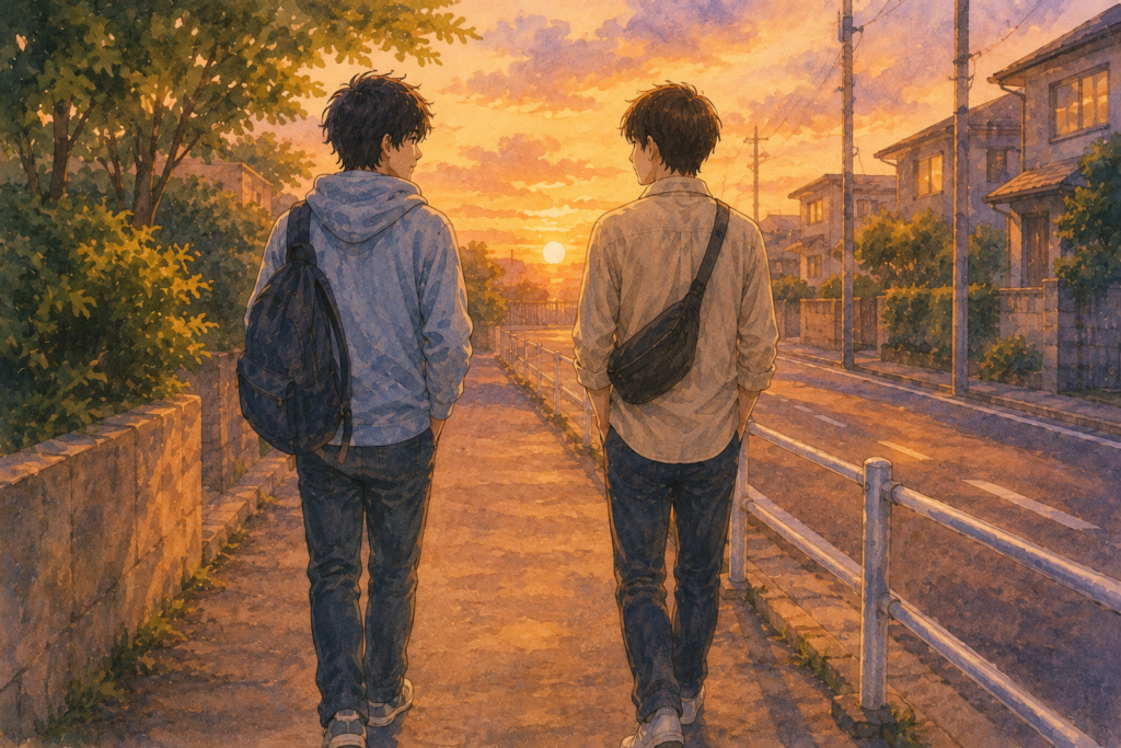 友達とふたりきりは気まずい。でも仲が悪い訳ではない。
