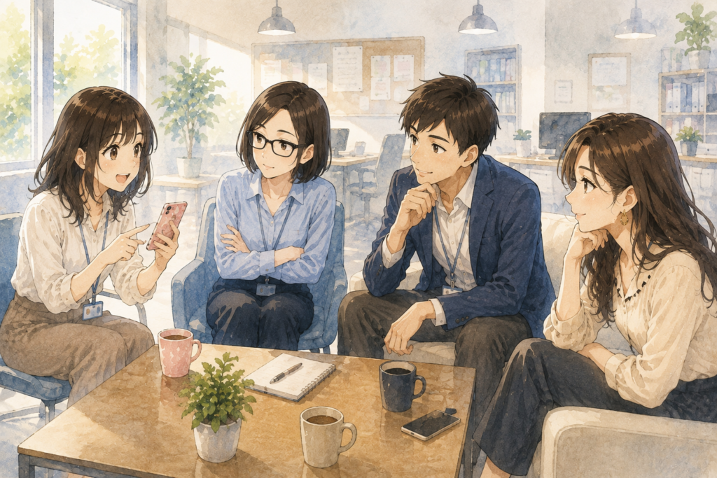 会話するこいこと。メンバー。